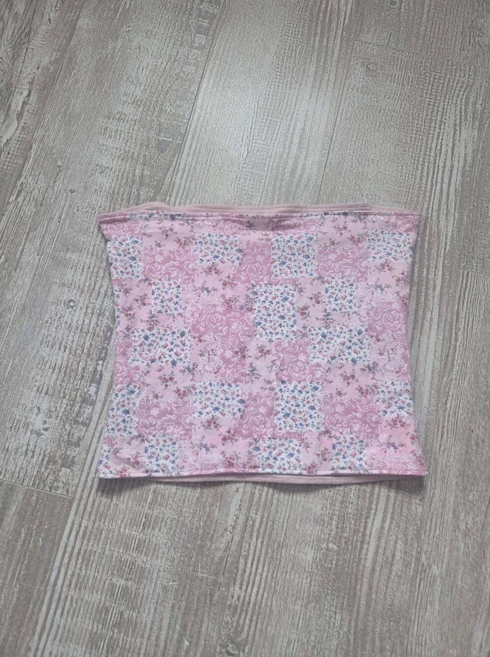 Hollister Pink Floral Tube Top